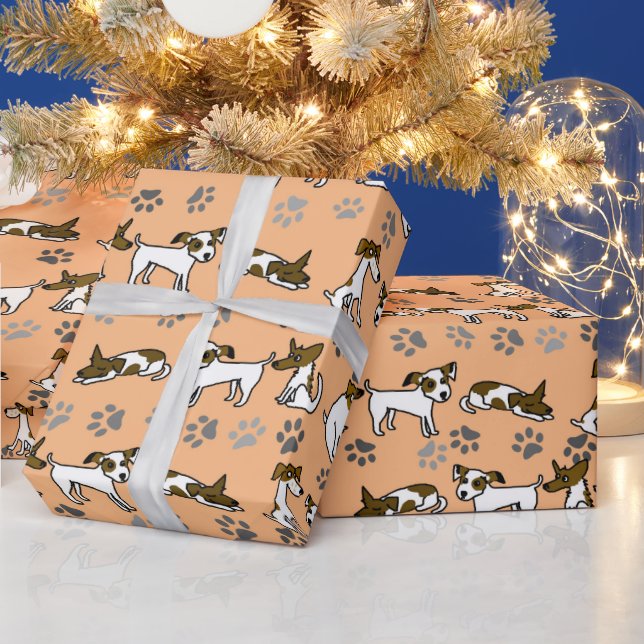 Jack Russell Wrapping Paper (Holidays)