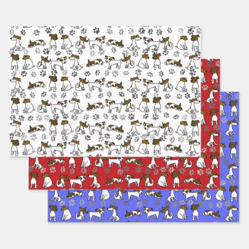 Jack Russell Wrapping Paper Set