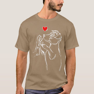 Jack Russellerrier Love Wifey Dog Gift Idea friend T-Shirt