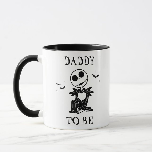 Jack & Sally Baby Shower Daddy To Be Mug (Left)