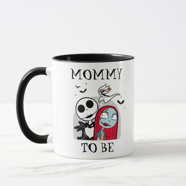 Jack & Sally Baby Shower Mommy To Be Mug (Left)