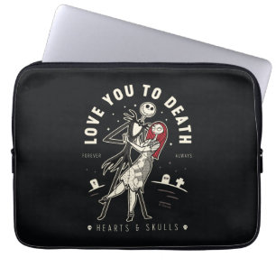 Jack & Sally - Love You To Death, Forever, Always Laptop Sleeve
