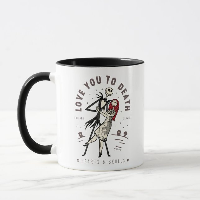 Jack & Sally - Love You To Death, Forever, Always Mug (Left)