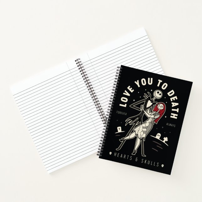 Jack & Sally - Love You To Death, Forever, Always Notebook (Inside)