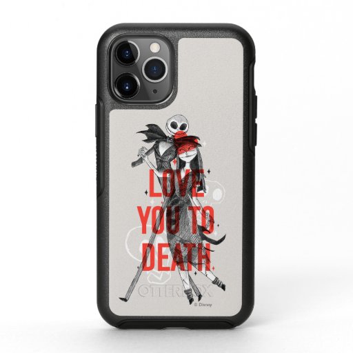 Jack & Sally - Love You To Death Typography OtterBox Symmetry iPhone 11 Pro Case