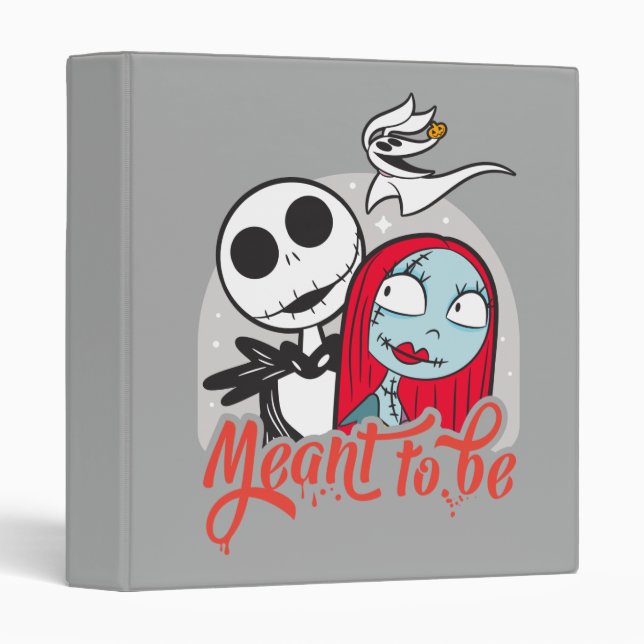 Jack & Sally | Meant to Be 3 Ring Binder (Front/Spine)