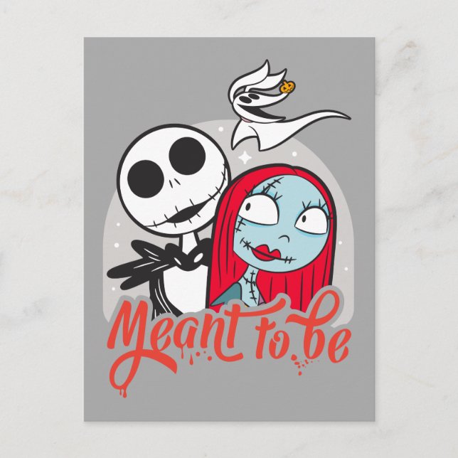 Jack & Sally | Meant to Be Postcard (Front)