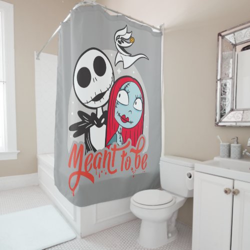 Jack  Sally  Meant to Be Shower Curtain
