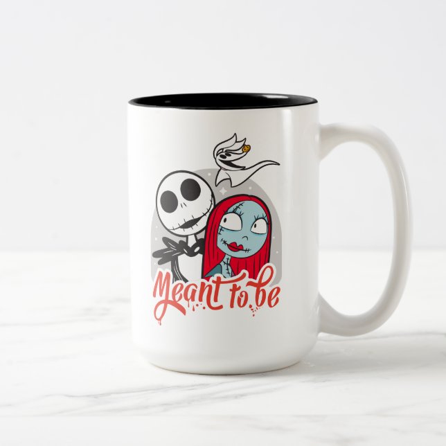 Jack & Sally | Meant to Be Two-Tone Coffee Mug (Right)