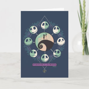 Jack & Sally Moon Phases - Forever & Always Card
