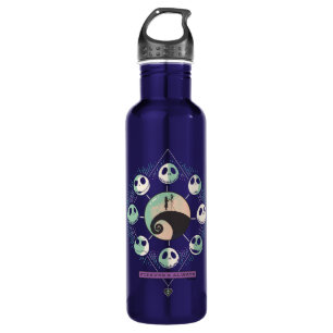 Jack & Sally Moon Phases - Forever & Always Stainless Steel Water Bottle