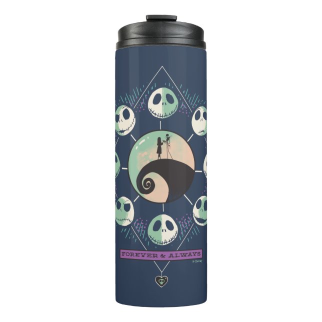 Jack & Sally Moon Phases - Forever & Always Thermal Tumbler (Front)