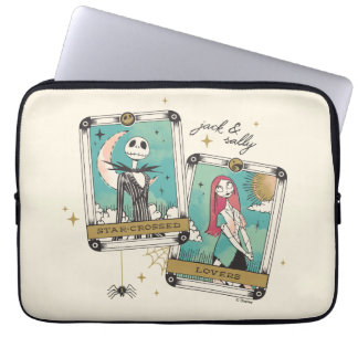 Jack & Sally Star-Crossed Lovers Tarot Cards Laptop Sleeve