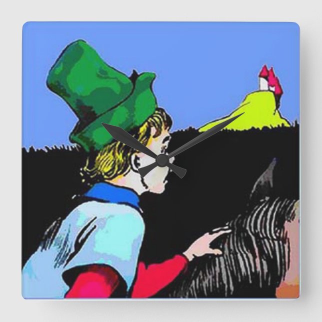 Jack Sees Giant's Castle Clock (square or round) (Front)