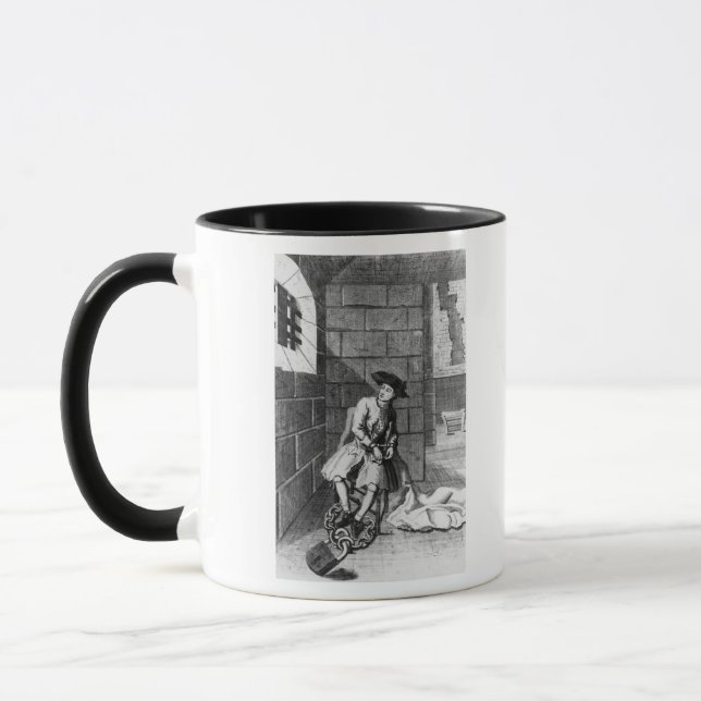 Jack Shepperd in Newgate Prison, 1724 Mug (Left)