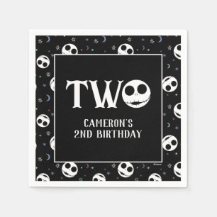 Jack Skellington 2nd Birthday - TWO Napkins