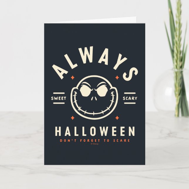 Jack Skellington - Always Halloween Card (Front)
