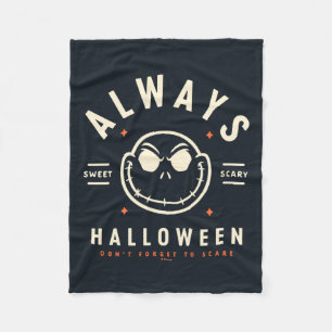 Jack Skellington - Always Halloween Fleece Blanket