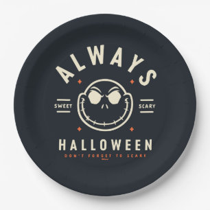 Jack Skellington - Always Halloween Paper Plates