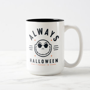 Jack Skellington - Always Halloween Two-Tone Coffee Mug