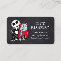 Jack Skellington and Sally Baby Gift Registry