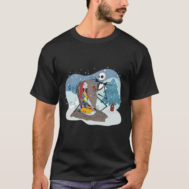 Jack Skellington and Sally  The Nightmare Before C T-Shirt (Front)