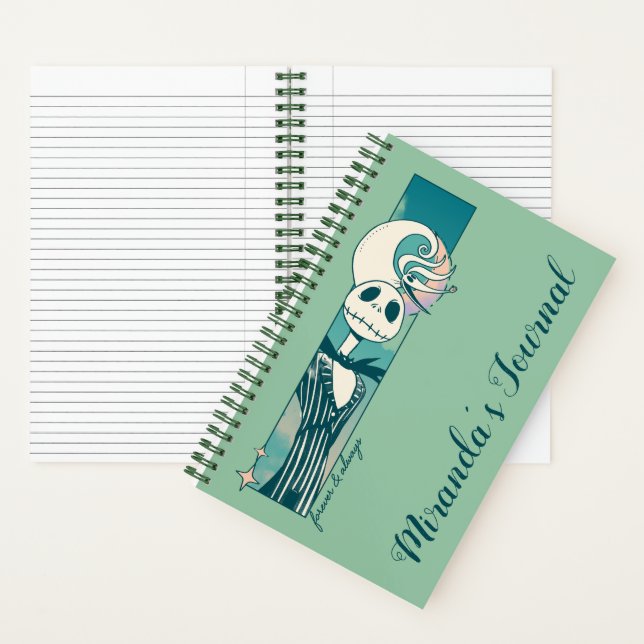Jack Skellington and Zero - Forever & Always Notebook (Inside)