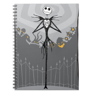 Jack Skellington Cemetery Fence Notebook