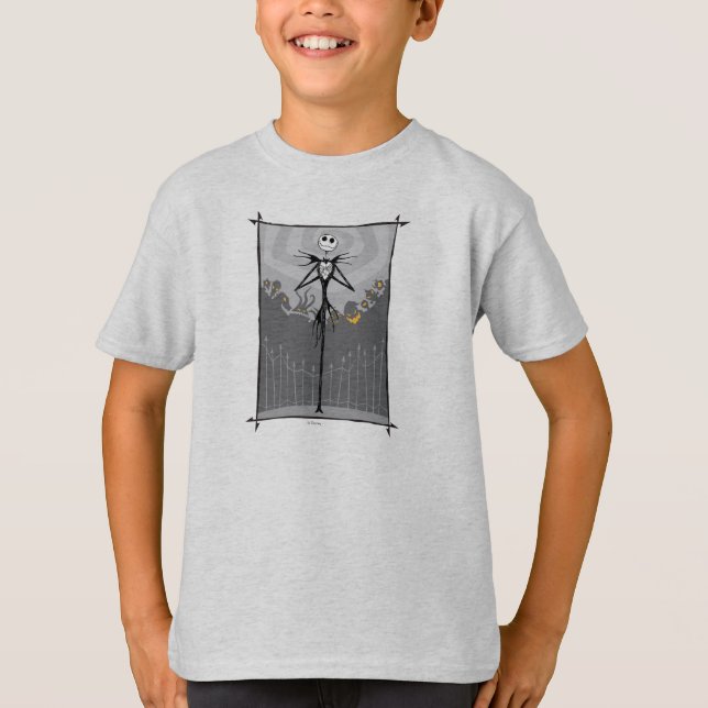 Jack Skellington | Cemetery Fence T-Shirt (Front)
