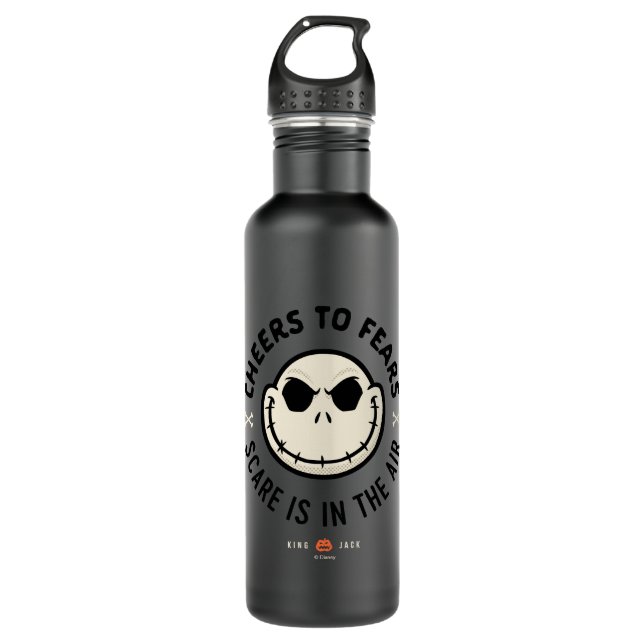 Jack Skellington - Cheers To Fears Stainless Steel Water Bottle (Front)