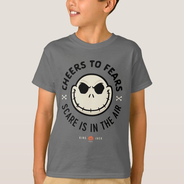 Jack Skellington - Cheers To Fears T-Shirt (Front)