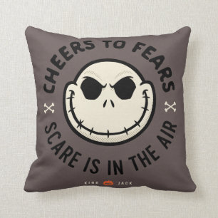 Jack Skellington - Cheers To Fears Throw Pillow