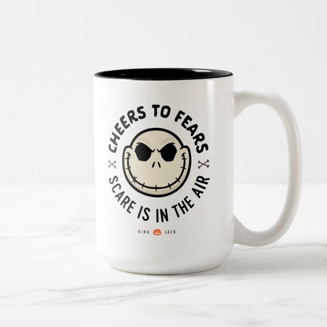 Jack Skellington - Cheers To Fears Two-Tone Coffee Mug (Right)