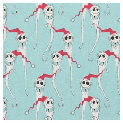 Jack Skellington Christmas Pattern Fabric