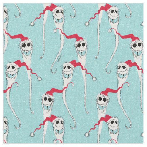 Jack Skellington Christmas Pattern Fabric
