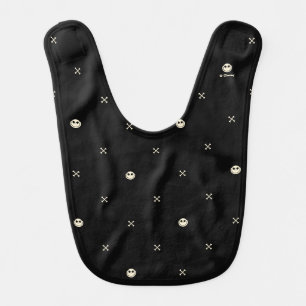 Jack Skellington & Cross Bones Pattern Baby Bib
