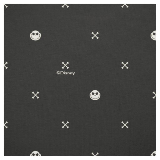 Jack Skellington & Cross Bones Pattern Fabric