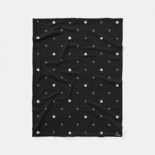 Jack Skellington & Cross Bones Pattern Fleece Blanket