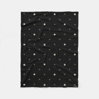 Jack Skellington & Cross Bones Pattern Fleece Blanket