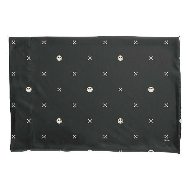Jack Skellington & Cross Bones Pattern Pillow Case (Front)