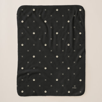 Jack Skellington & Cross Bones Pattern Sherpa Blanket