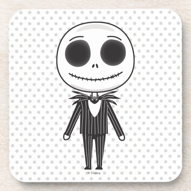 Jack Skellington Emoji Coaster (Front)