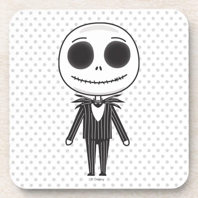 Jack Skellington Emoji Coaster | Zazzle