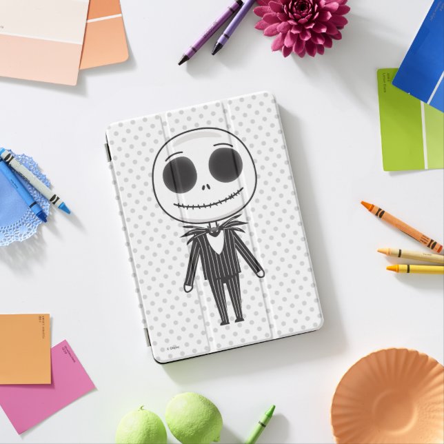 Jack Skellington Emoji iPad Air Cover (In Situ)