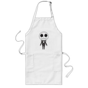 Jack Skellington Emoji Long Apron