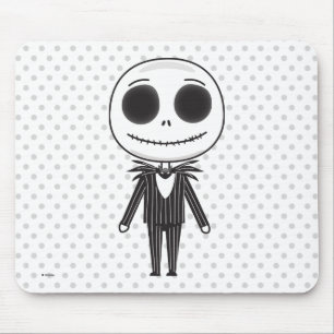 Jack Skellington Emoji Mouse Pad