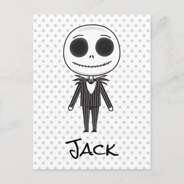 Jack Skellington Emoji Postcard (Front)
