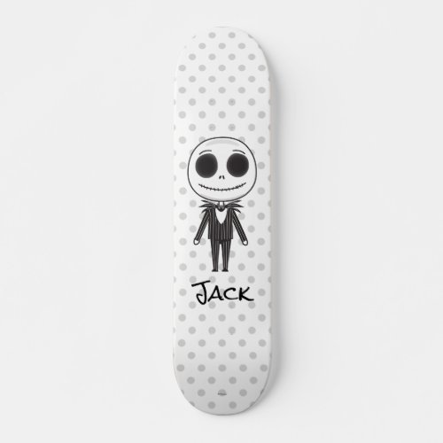 Jack Skellington Emoji Skateboard Deck