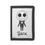 Jack Skellington Emoji Tri-fold Wallet at Zazzle