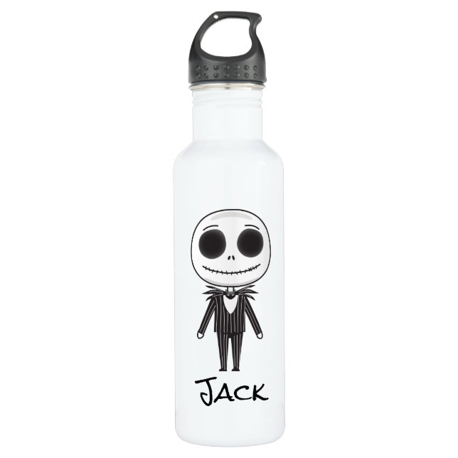 Jack Skellington Emoji Water Bottle (Front)